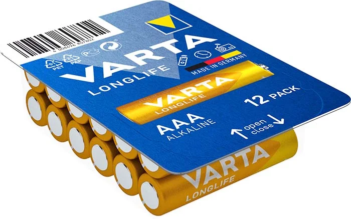 VARTA Piles AA, lot de 30, Energy, Alcalines, 1,5V, emballage recyclé à
