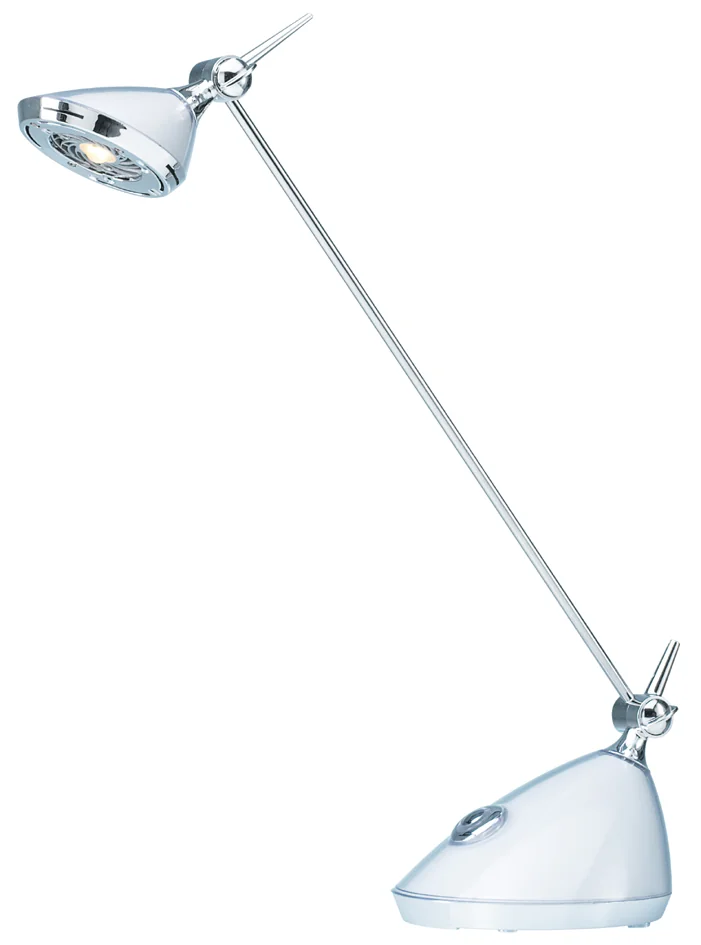 Led Popy's UNiLUX Lampe de bureau à LED POPY, dimmable, socle en verre | Papeterie ...